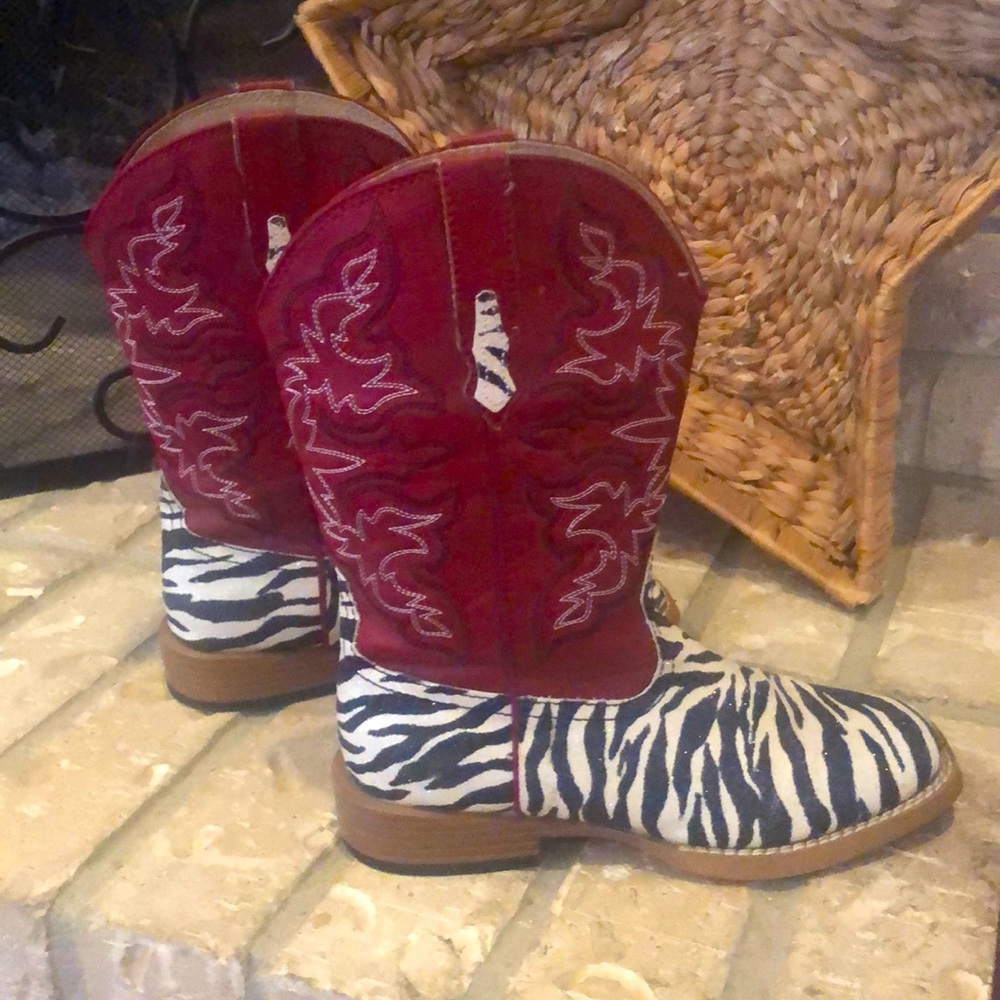 Roper Girls Boots - Size 2